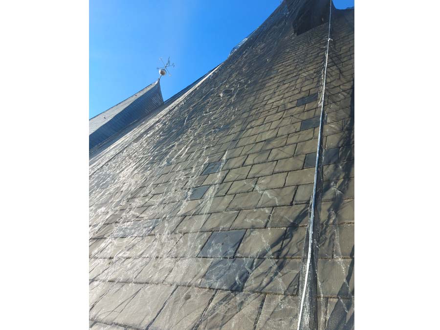 Dachsicherung eines Kirchturmes
