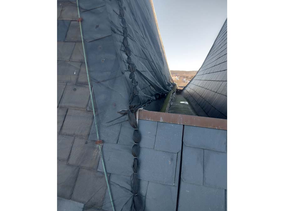 Dachsicherung eines Kirchturmes