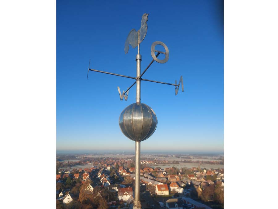 Dachsicherung eines Kirchturmes